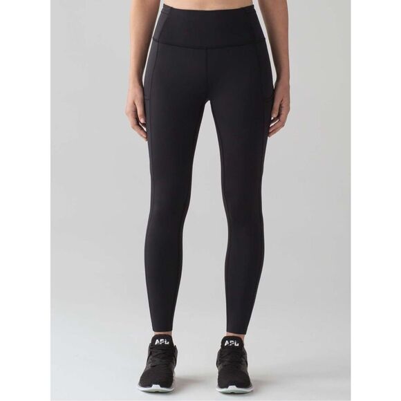 Lululemon Fast & Free 7/8 Tight II Nulux 25" Black Size 4 - Picture 1 of 11